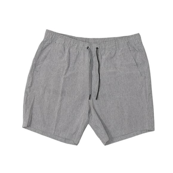 Eddie Bauer Gray Sweat Shorts Men 2XL Polyester Solid Drawstring - Picture 1 of 7